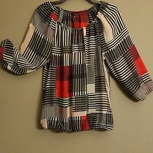 Modern Sheer Blouse By Daisy Fuentes